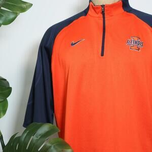 Very Rare Nike Illinois Fighting Illini Elite Shooting Warm Up Shirt